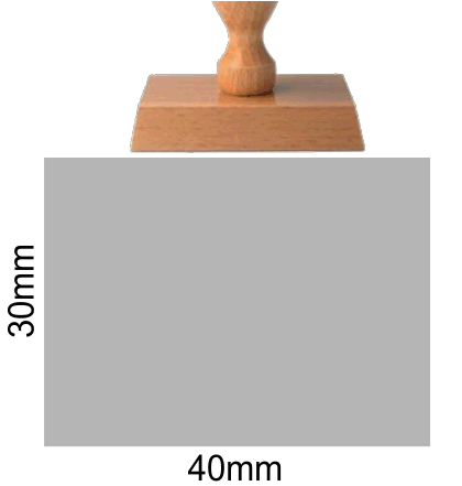 Stempel Klassik HOLZ